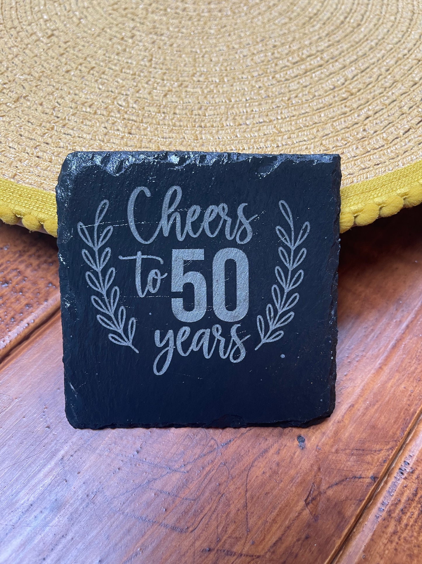 Elegant Custom Slate Coasters