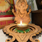 Wooden Ganesha Tealight Holders