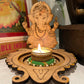 Wooden Ganesha Tealight Holders