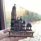 Mini Ram mandir wooden replica