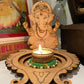 Wooden Ganesha Tealight Holders