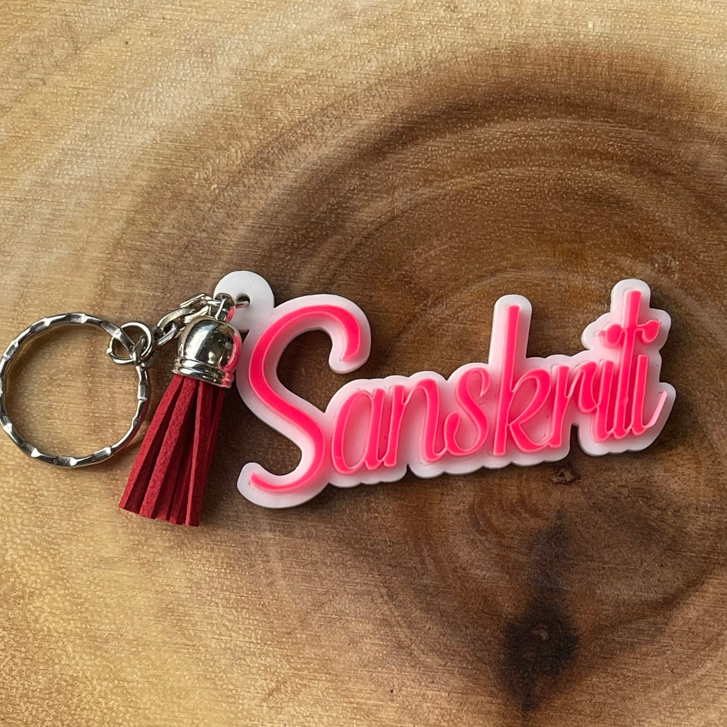 Personalised Acrylic keyring