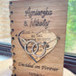 Personalised Wooden Wedding Card Birthday | Anniversary | Special birthday | Occassion Card