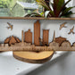 Wooden Southampton Skyline Replica