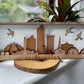 Wooden Southampton Skyline Replica