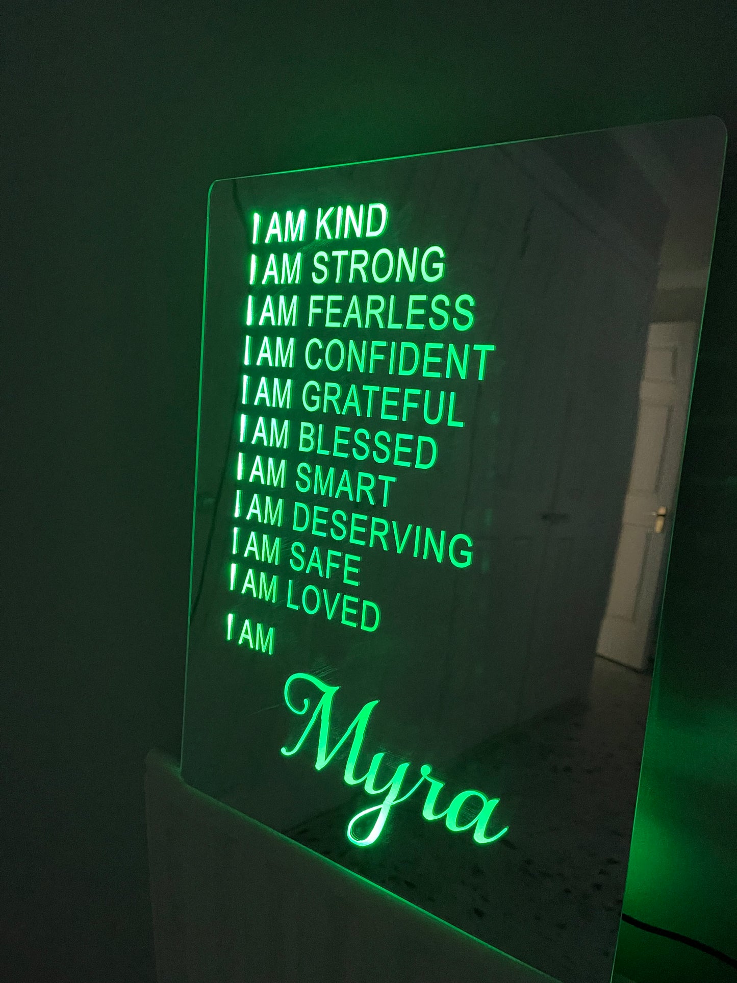 Personalised Affirmation mirror