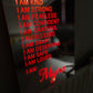 Personalised Affirmation mirror