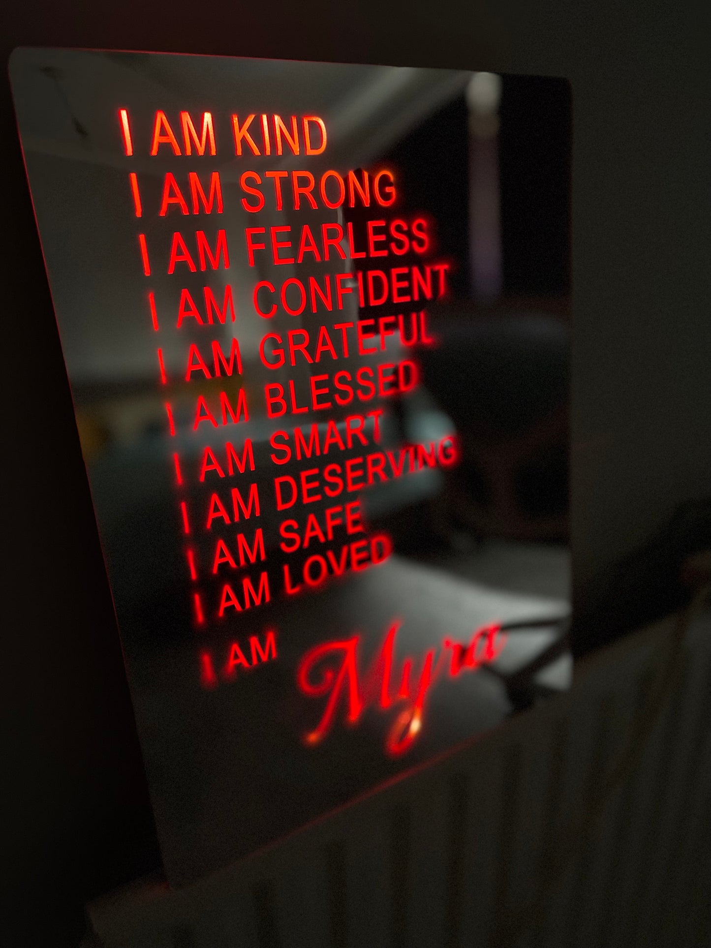 Personalised Affirmation mirror