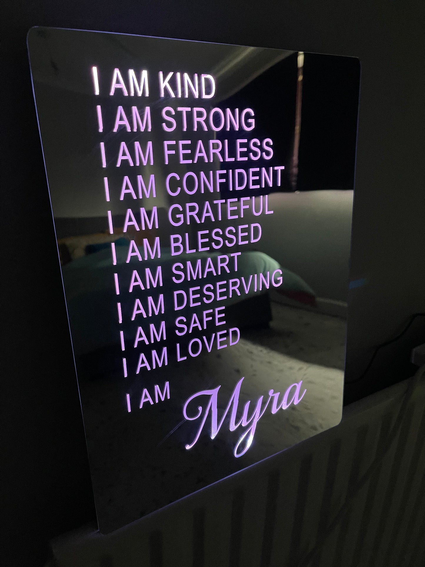 Personalised Affirmation mirror