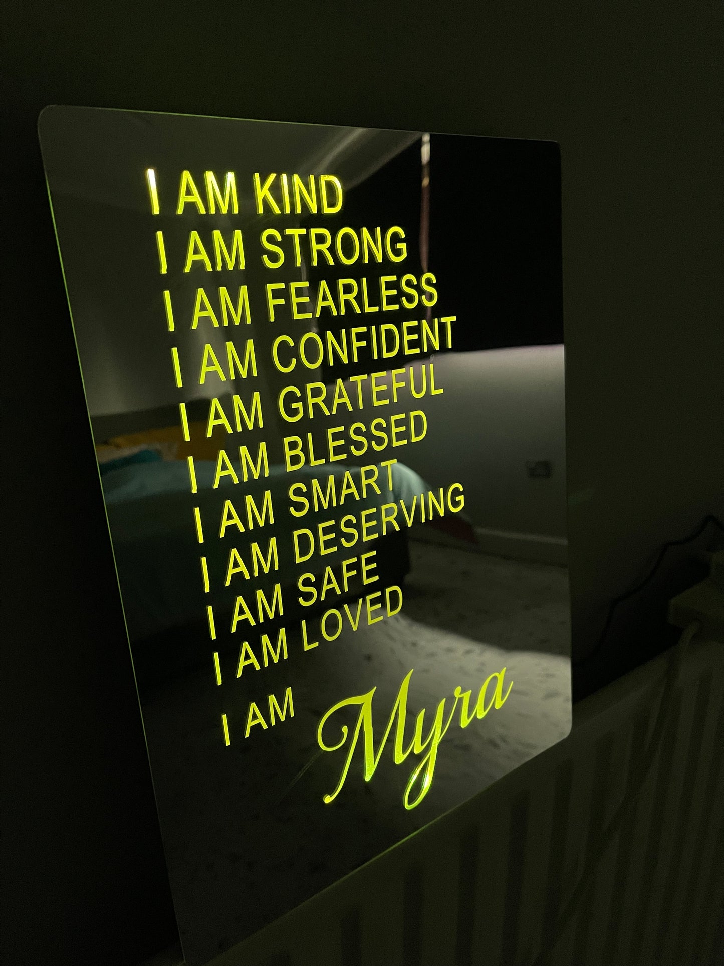 Personalised Affirmation mirror