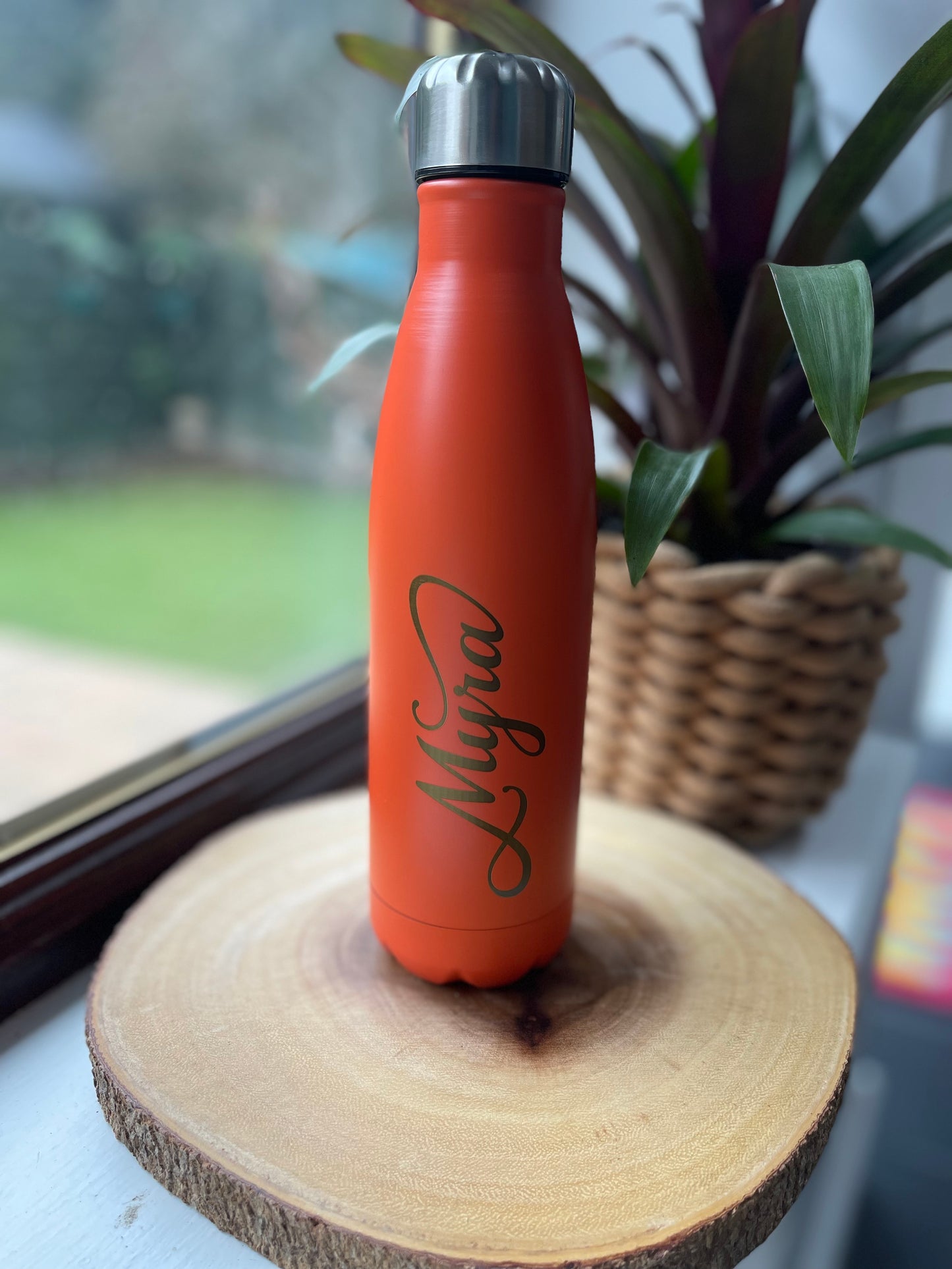 Personalised insulated water bottle