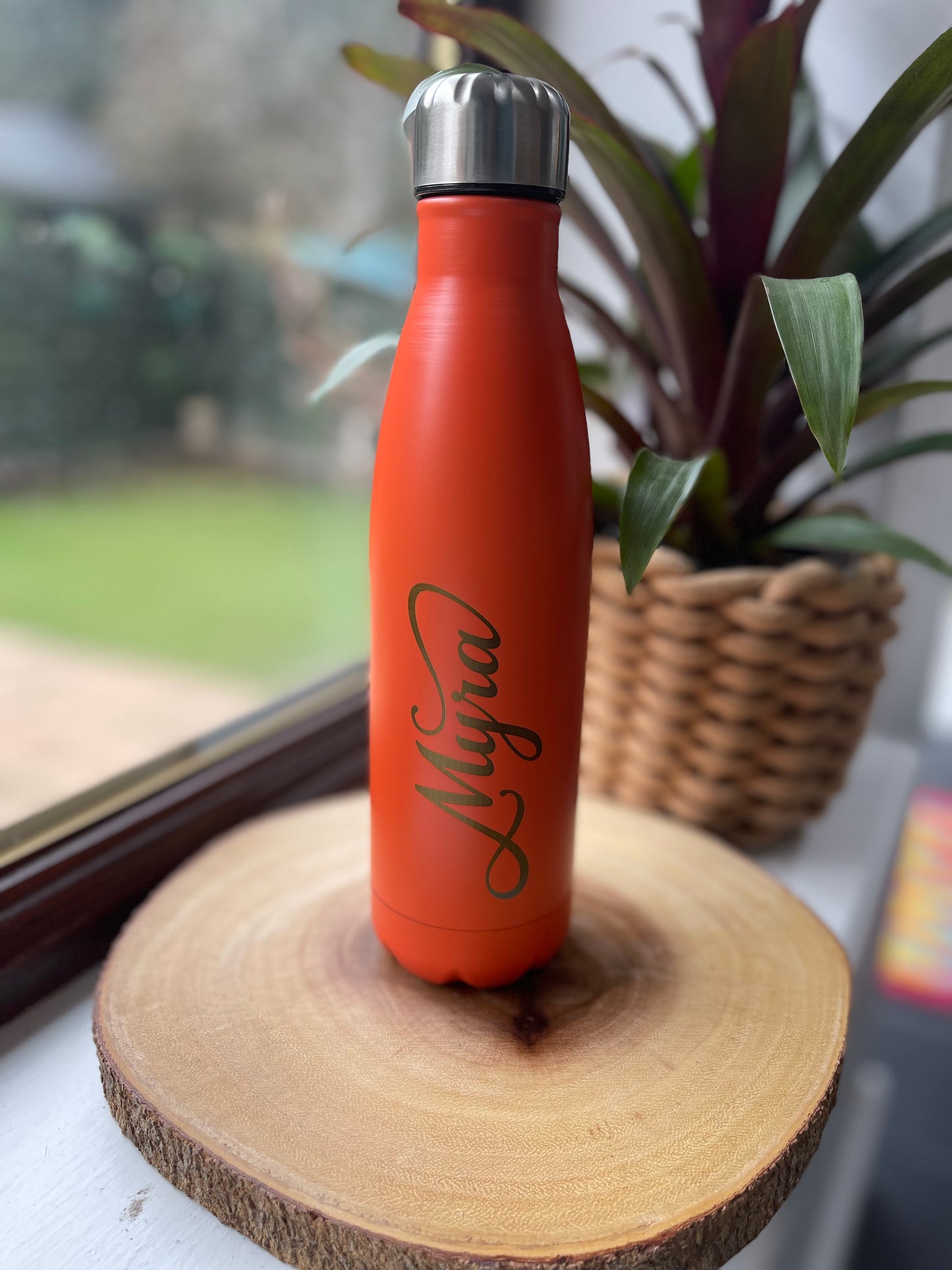 Personalised insulated water bottle