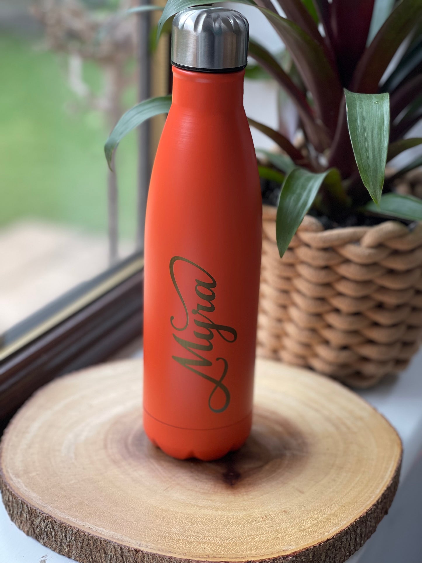 Personalised insulated water bottle