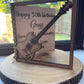 Personalised Wooden Card Birthday | Anniversary | Special birthday | Occassion Card |Guitarist |Guitar