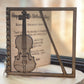 Personalised Wooden Card Birthday | Anniversary | Special birthday | Occassion Card |Violinist |Violin