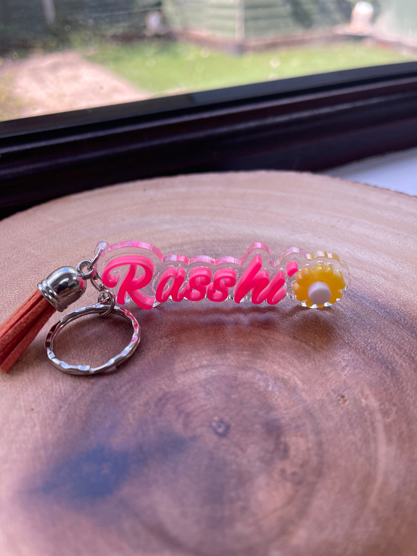 Personalised Acrylic keyring