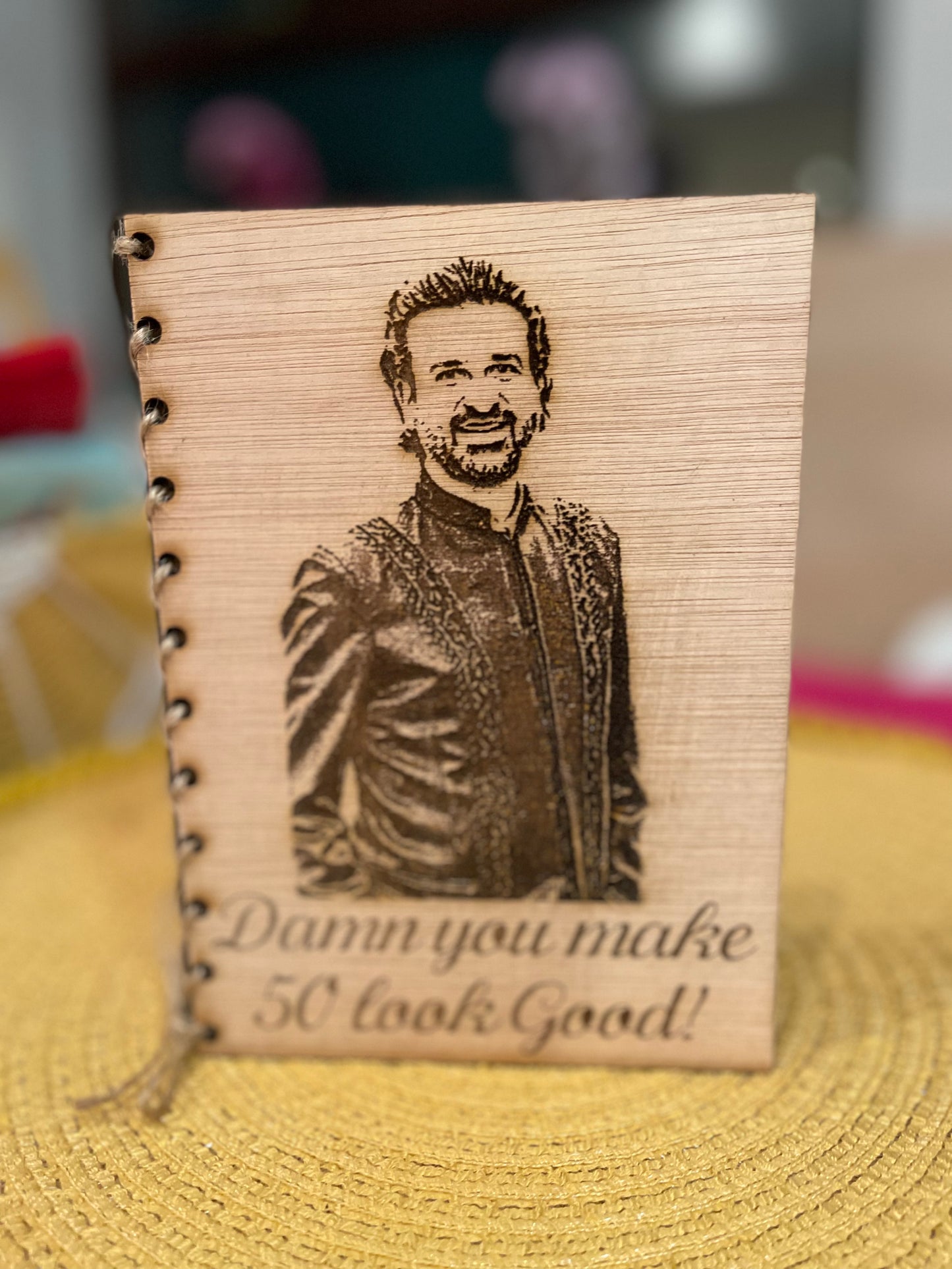 Personalised Wooden Engraved Photo Card Birthday | Anniversary | Special birthday | Occassion Card |Photo Card