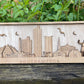 Wooden Southampton Skyline Replica