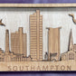 Wooden Southampton Skyline Replica