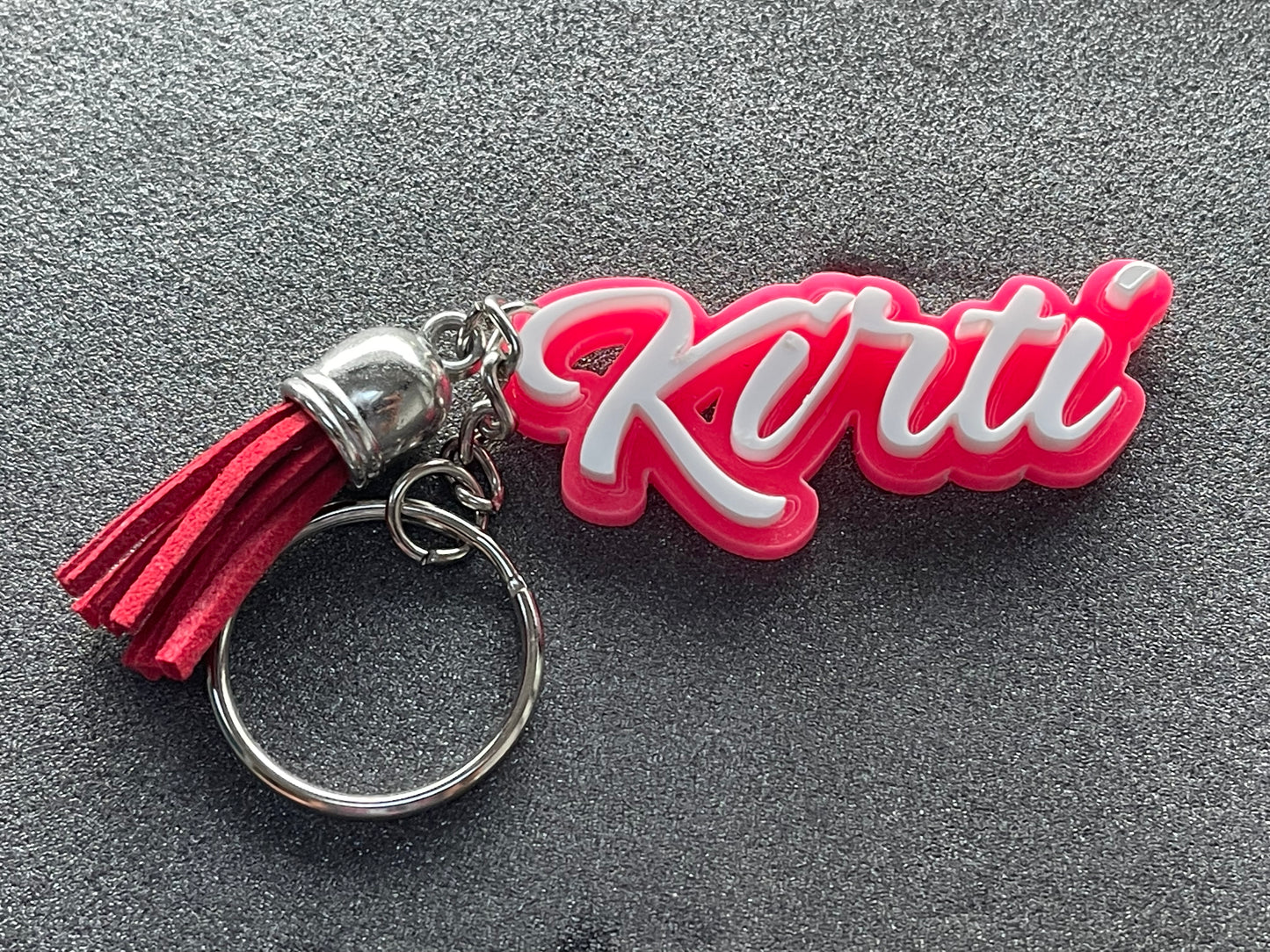 Personalised Acrylic keyring