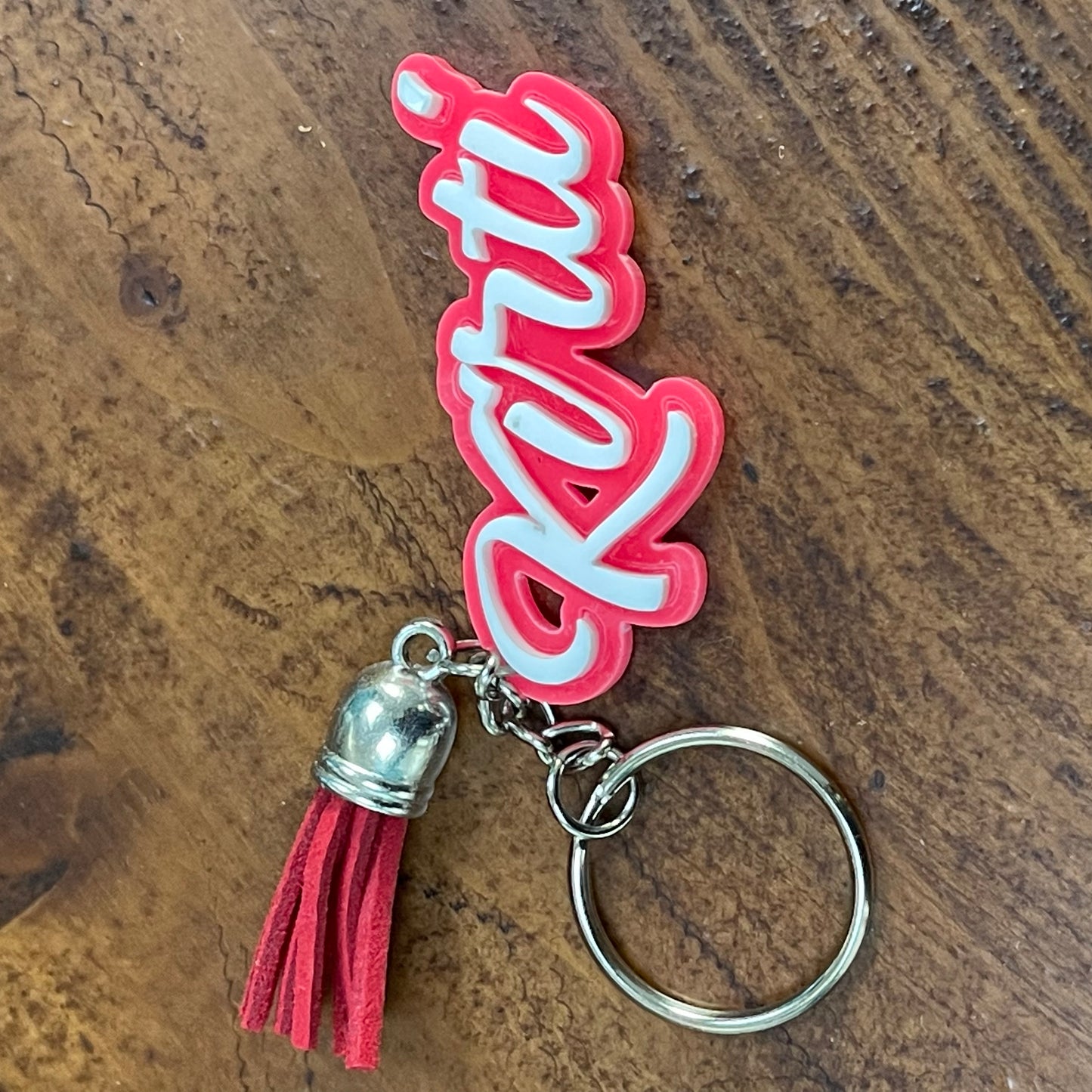 Personalised Acrylic keyring