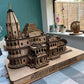 Ram mandir wooden replica - Big Size (24 x 14 x 20)