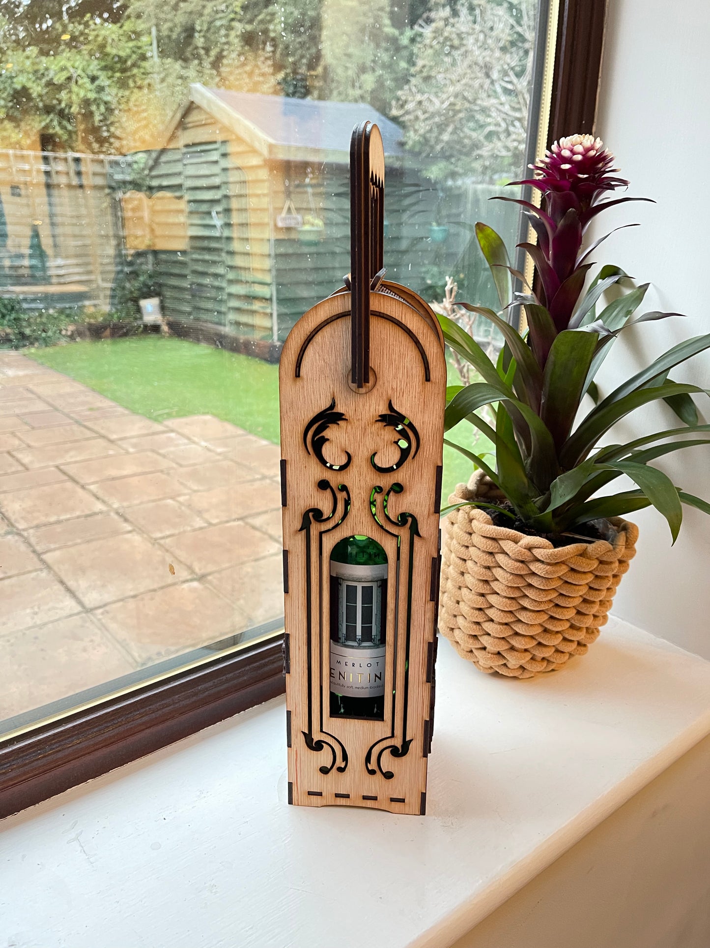 Personalised Wooden Wine Gift Box