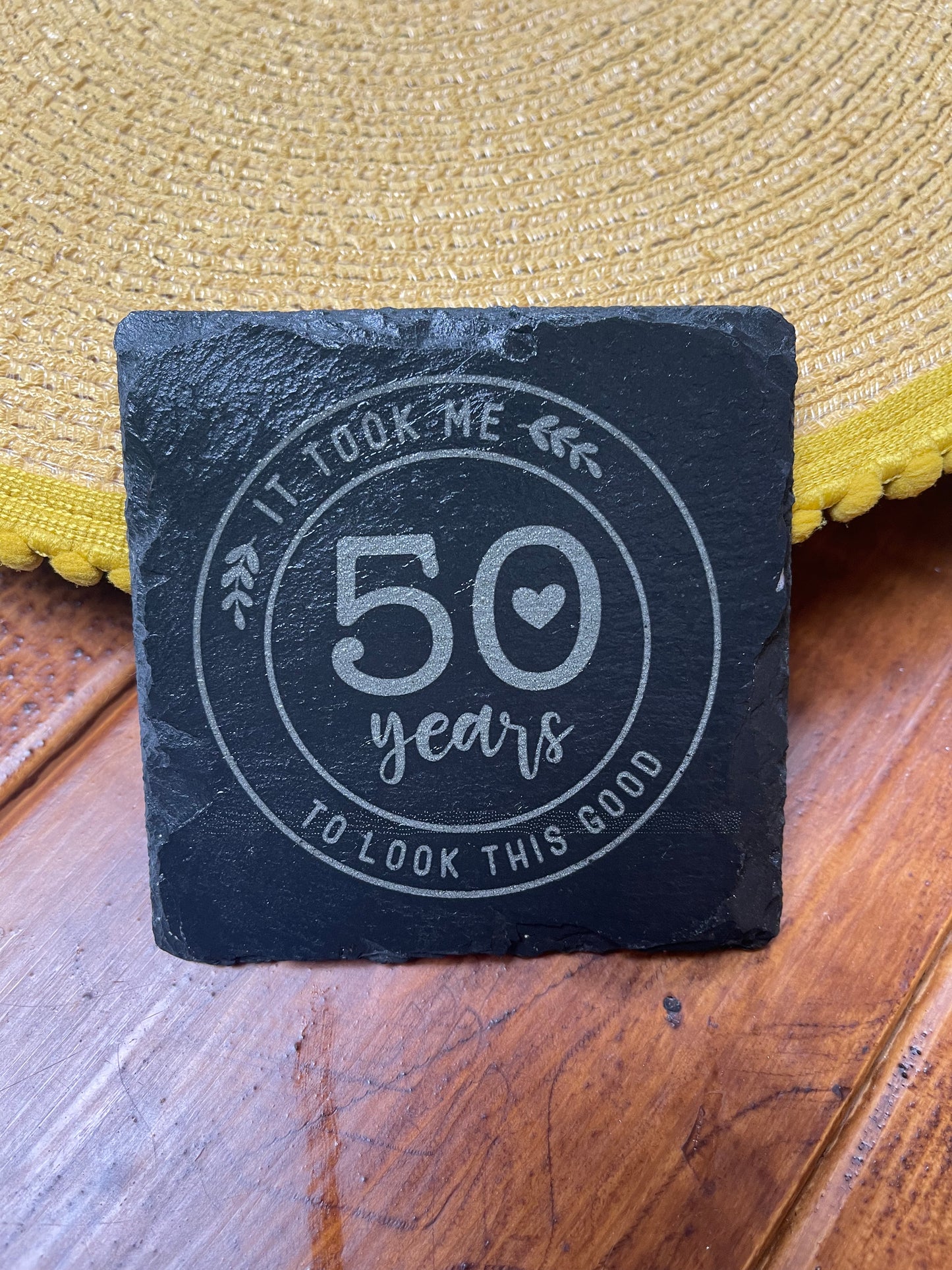 Create Memories with Personalized Slate Coasters