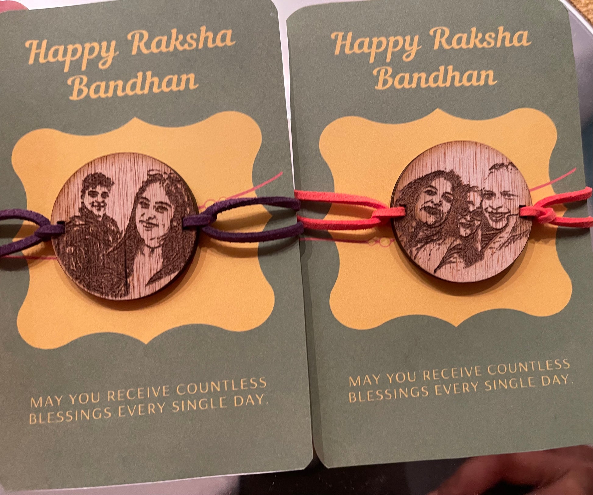 Personalised picture rakhi