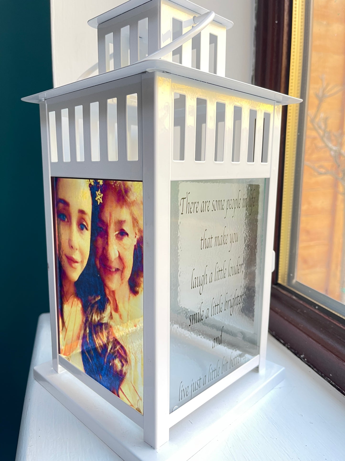 Personalised memory Lantern candle remembrance