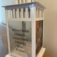 Personalised memory Lantern candle remembrance