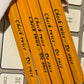 Personalised Engraved Bamboo wooden pencil