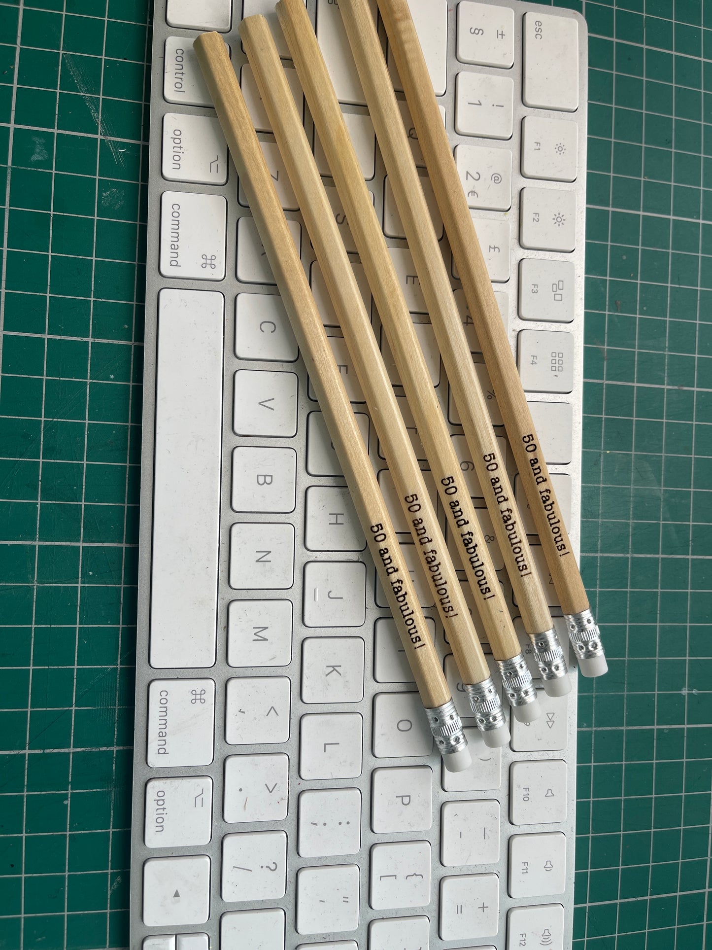 Personalised Engraved Bamboo wooden pencil